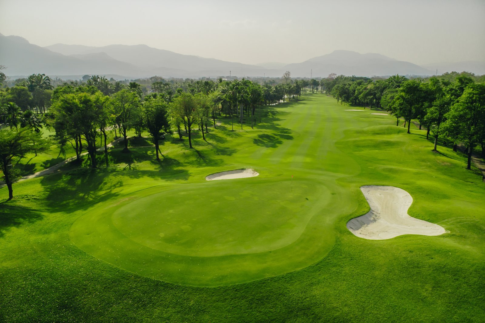 Fairway and bunkering at Summit Green Valley